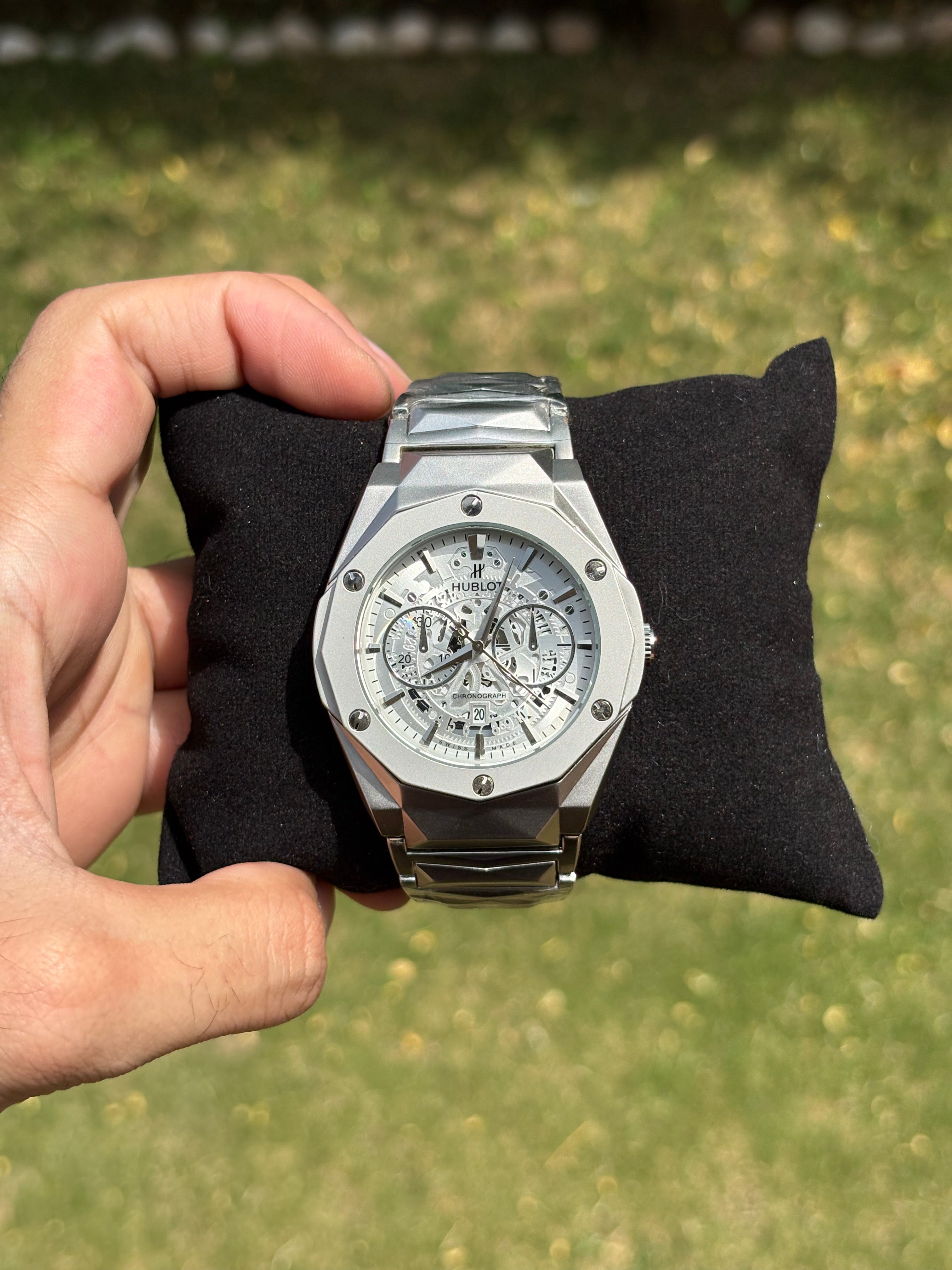 Hublot Steel Chain Two-Tone White Dial