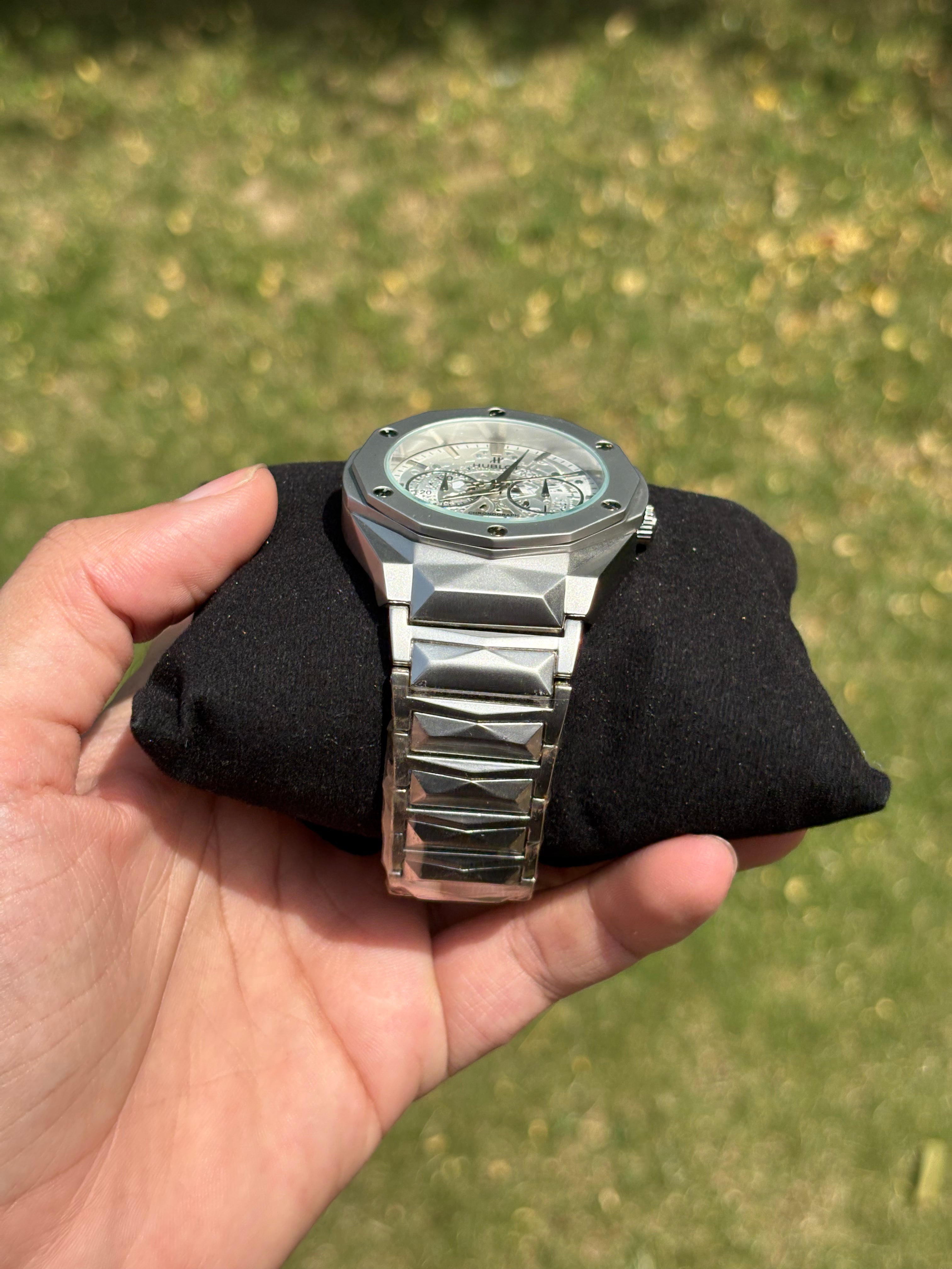 Hublot Steel Chain Two-Tone White Dial
