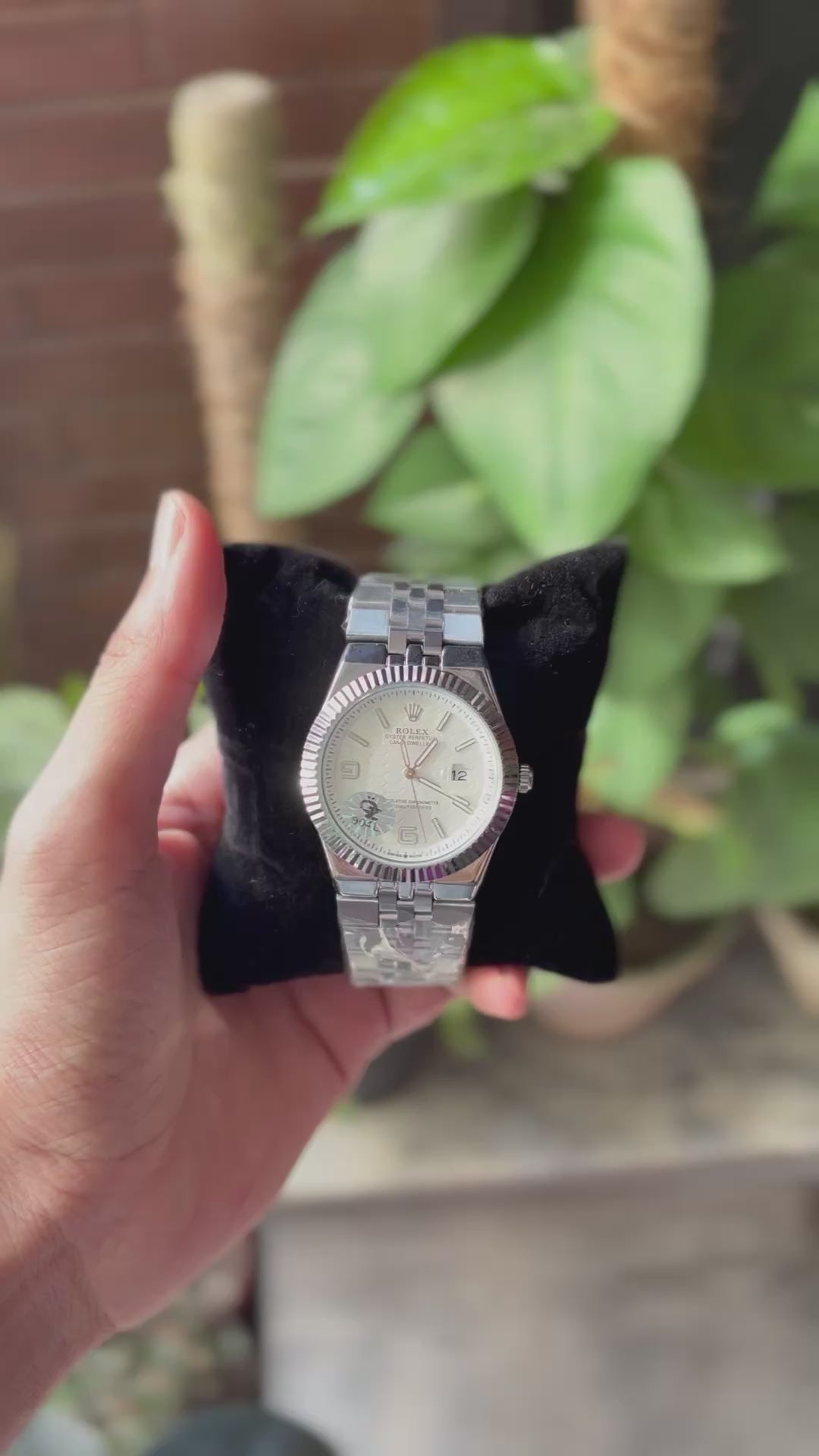 Rolex Land-Dweller Silver Semi-automatic